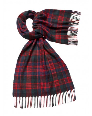 Tartan MACDONALD XL - Breiter Schal, Merino Wollschal Bronte by Moon Damen Winter Winterschal Herrenschal woll schal mit fran...