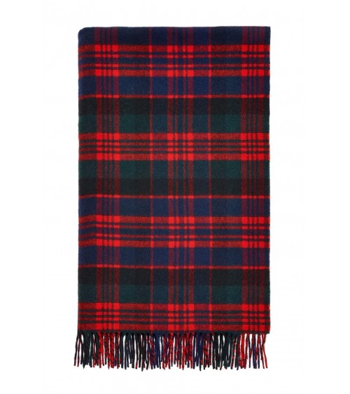 Tartan MACDONALD XL - Breiter Schal, Merino Wollschal Bronte by Moon Damen Winter Winterschal Herrenschal woll schal mit fran...