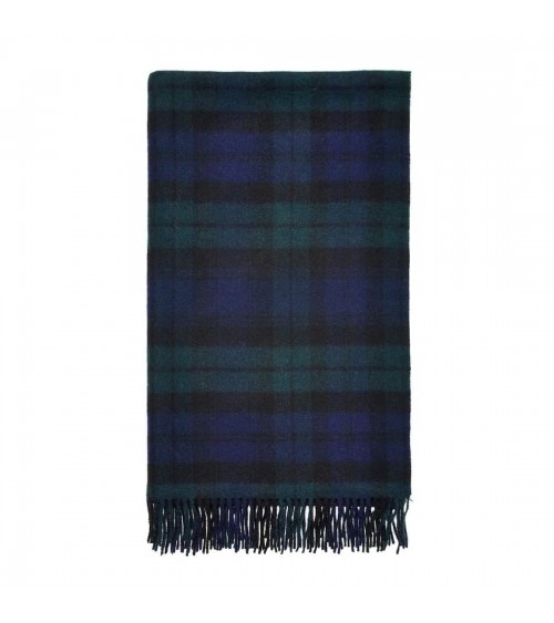 BLACK WATCH XL - Tartan large Merino wool scarf Bronte by Moon scarves for women mens scarf Kitatori Switzerland