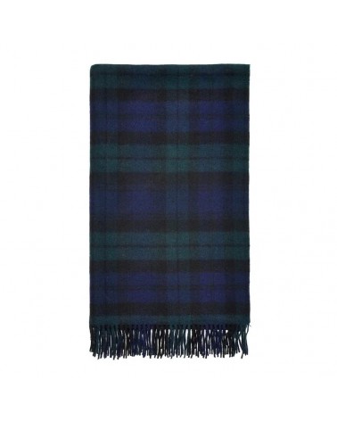 BLACK WATCH XL - Tartan large Merino wool scarf Bronte by Moon scarves for women mens scarf Kitatori Switzerland