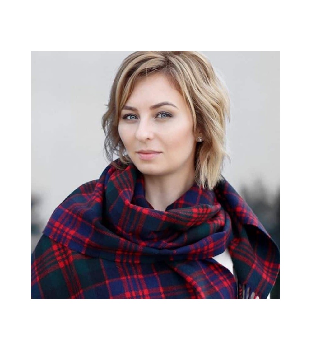 Sciarpa Lana Sciarpa Tartan Scozzese Sciarpa Di Lana Merinos