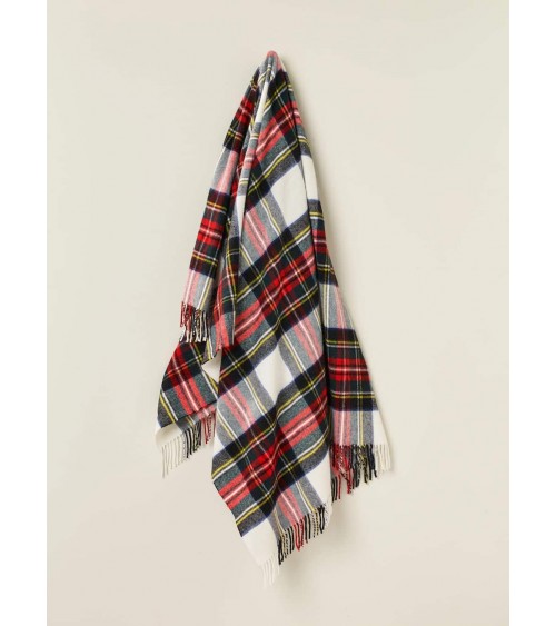 Plaid scozzese DRESS STEWART - Coperta pura lana vergine Bronte by Moon per divano plaides coperta 100 lana di qualità