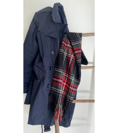 Tartan ALPACA STEWART XXL - grande écharpe en alpaga Bronte by Moon luxe pour femme homme Suisse Kitatori