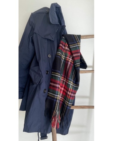 Tartan ALPACA STEWART XXL - grande écharpe en alpaga Bronte by Moon luxe pour femme homme Suisse Kitatori