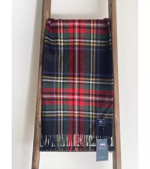 Tartan ALPACA STEWART XXL - großer Alpaka Schal Bronte by Moon Damen Winter Winterschal Herrenschal woll schal mit fransen SC...