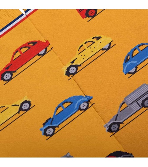 2CV - Lustige Socken Citroen 2 Chevaux Heel Tread socke kuschelsocken für damen lustig herren farbige coole socken