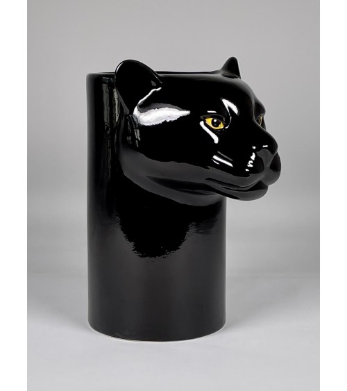Panther - Kitchen Utensil Pot Quail Ceramics