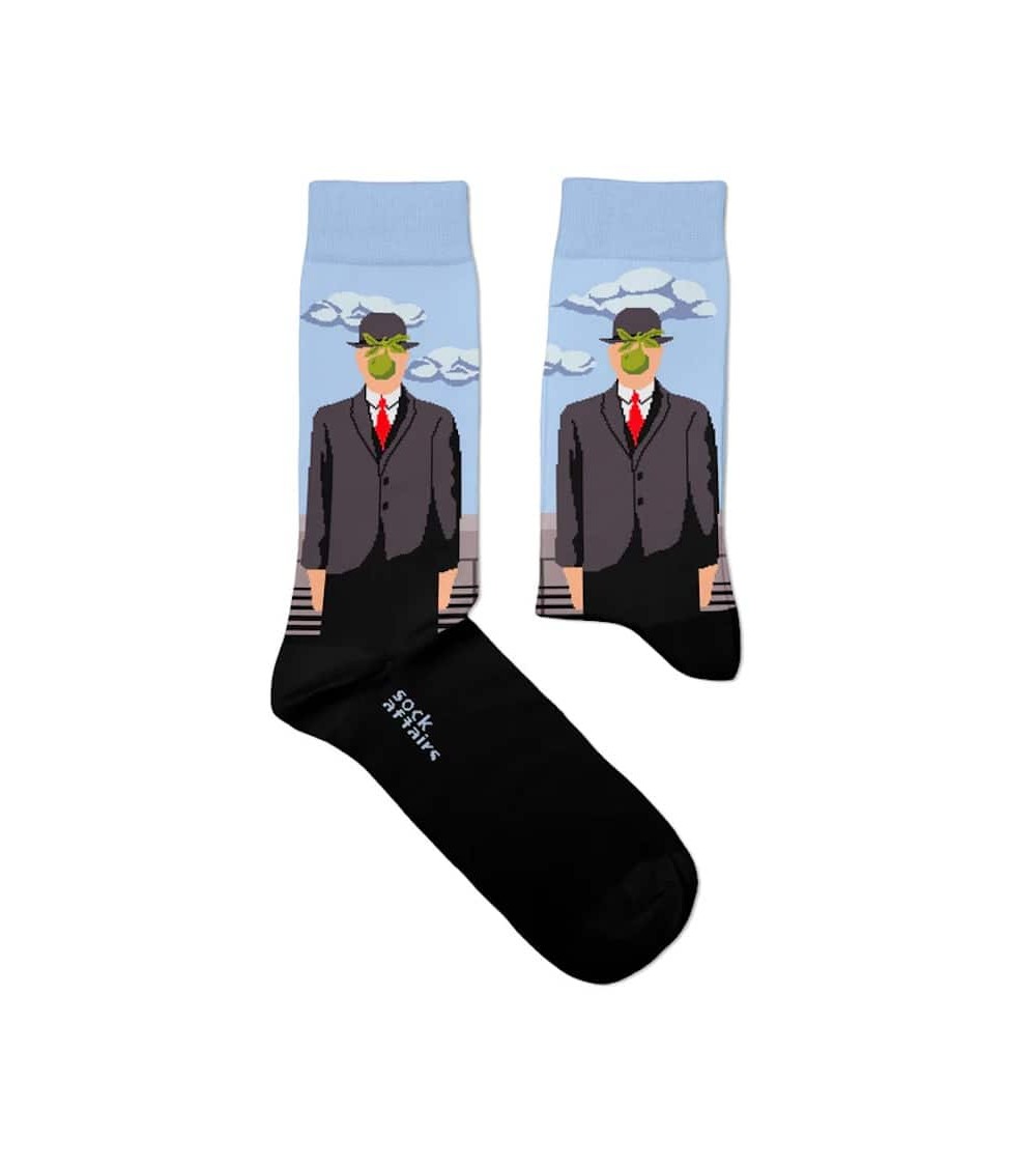 The Son of Man - René Magritte Socks Curator Socks funny crazy cute cool best pop socks for women men