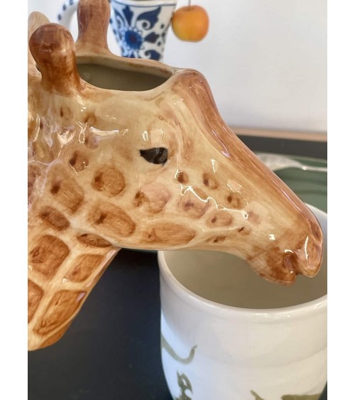 Milk jug - Giraffe Quail Ceramics small pitcher coffee mini milk jugs