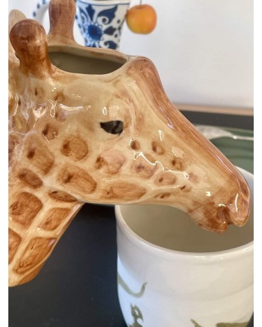 Milk jug - Giraffe Quail Ceramics small pitcher coffee mini milk jugs