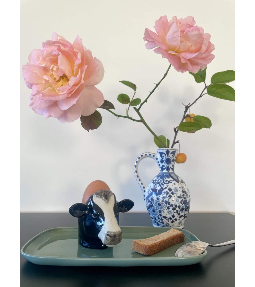 Holstein Kuh - Lustige Keramik Eierbecher Quail Ceramics lustige design kaufen