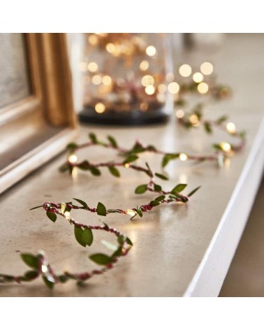 Green leaves - Fairy Lights Melanie Porter lighted illuminated decoration indoor bedroom