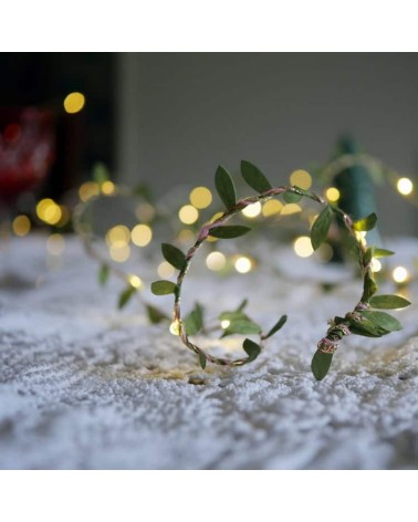 Green leaves - Fairy Lights Melanie Porter lighted illuminated decoration indoor bedroom