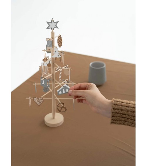 ADVENT TREE - albero calendario dell avvento in legno Jurianne Matter Decorazioni natalizie eleganti particolari decoro natal...