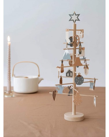 ADVENT TREE - arbre calendrier de l'avent original en bois Jurianne Matter decoration noel decor déco de noel 2024 maison fai...