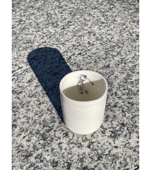 Golfer - Mug, Tasse, Kaffeebecher, Teetasse Keramiek van Sophie kaffeetassen teetasse grosse lustige schöne kaufen