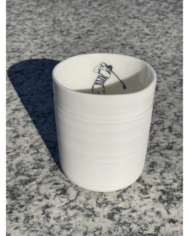 Golfer - Mug, Tasse, Kaffeebecher, Teetasse Keramiek van Sophie kaffeetassen teetasse grosse lustige schöne kaufen