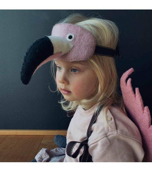 Disguise for kids - Alice Flamingo Sew Heart Felt original gift idea switzerland