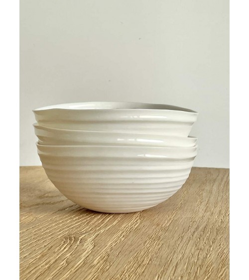 Hug - fine porcelain bowl Keramiek van Sophie ramen salad fruit pasta soup cereal ceramic bowl