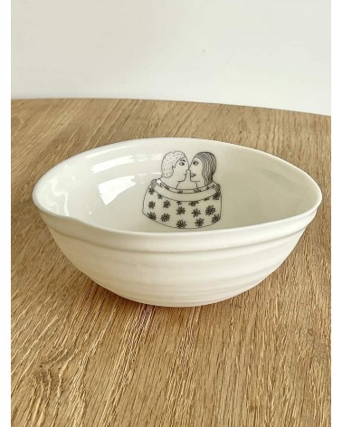 Hug - fine porcelain bowl Keramiek van Sophie ramen salad fruit pasta soup cereal ceramic bowl