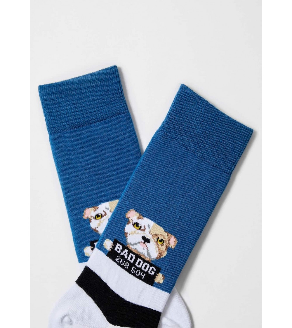 BeBadDog - Chaussettes fantaisie en coton bio - motif Chien Besocks jolies pour femme originales pour homme chausset rigolote...