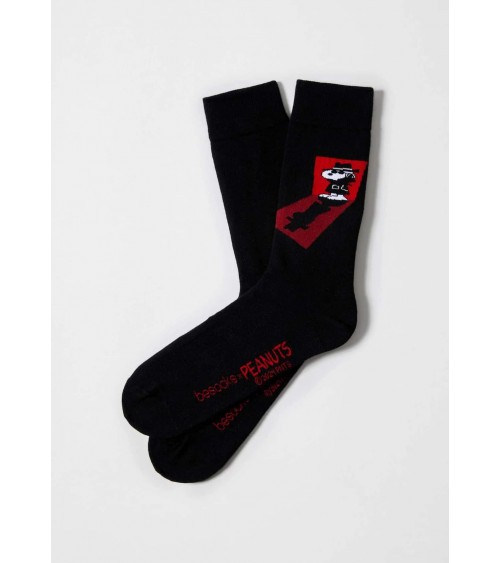 Be Snoopy Detective - Calze divertenti in cotone bio - nero Besocks calze da uomo per donna divertenti simpatici particolari