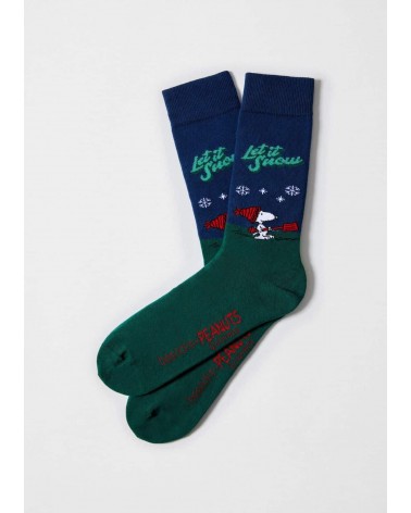 Be Snoopy Snow - Funny Organic cotton socks Besocks funny crazy cute cool best pop socks for women men