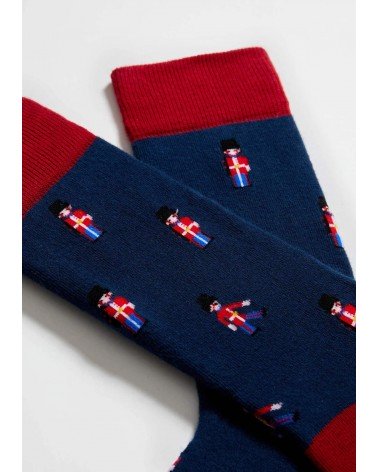 BeGuard - Chaussettes originales en coton bio Besocks jolies pour femme originales pour homme chausset rigolotes drole Suisse