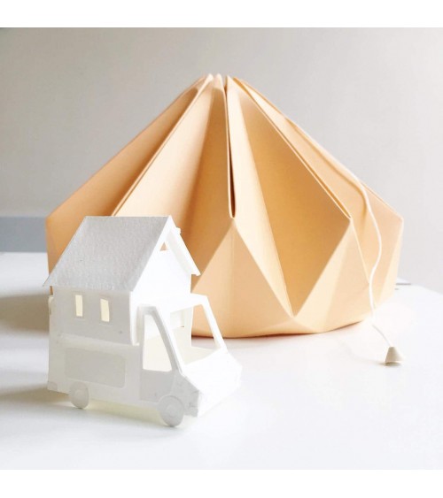 Chestnut Abricote - Paper hanging lampshade Studio Snowpuppe lamp shades ceiling lightshade