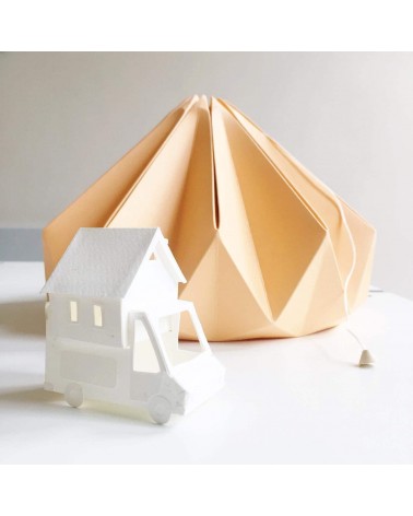 Chestnut Abricote - Paper hanging lampshade Studio Snowpuppe lamp shades ceiling lightshade