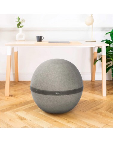 Palla Bloon Urban Grigio chiaro - Sedia ufficio ergonomica Bloon Paris palla da seduta pouf gonfiabile