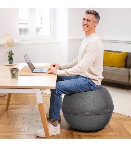 Sitting ball Bloon Urban Silica Grey - Chair ball yoga excercise balance ball chair for office