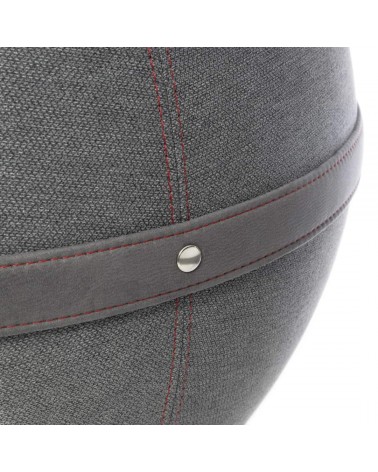 Palla Bloon Urban Grigio silice - Sedia ufficio ergonomica Bloon Paris palla da seduta pouf gonfiabile
