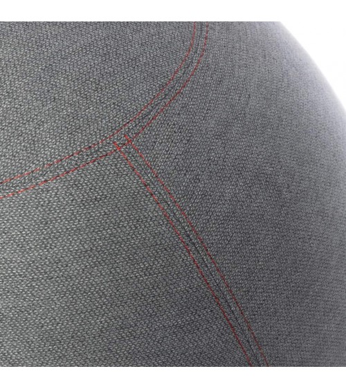 Palla Bloon Urban Grigio silice - Sedia ufficio ergonomica Bloon Paris palla da seduta pouf gonfiabile