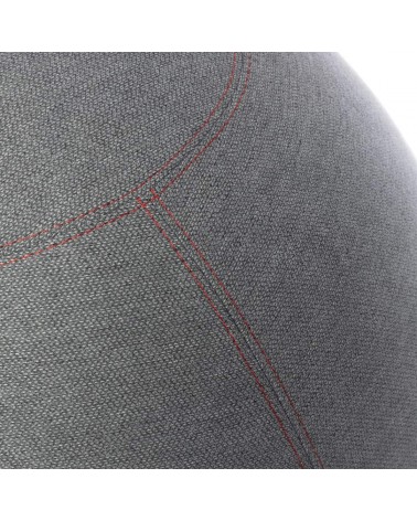 Palla Bloon Urban Grigio silice - Sedia ufficio ergonomica Bloon Paris palla da seduta pouf gonfiabile