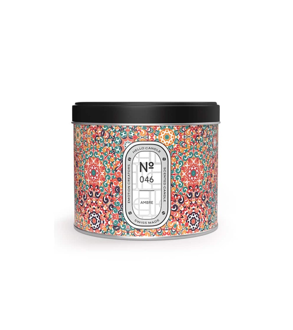 N°46 Amber - Natürliche Duftkerze mit Sojawachs Beste Natürliche Duftkerzen im glas kaufen