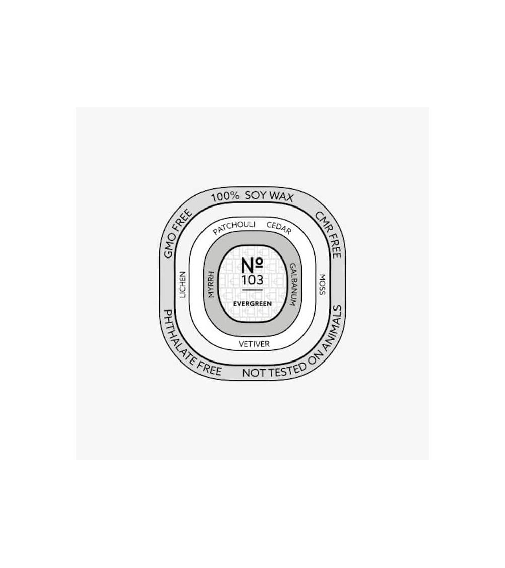 N°103 Evergreen - Natural handmade scented candle handmade good smelling candles shop store