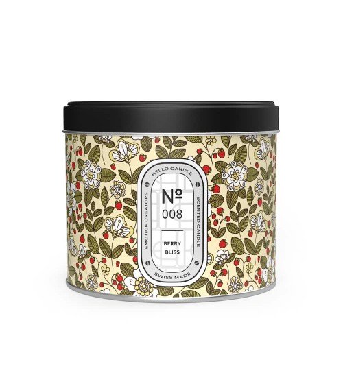 N°8 Berry Bliss - Bougie parfumée naturelle artisanale  artisanale maison originale naturelle suisse