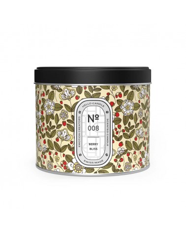 N°8 Berry Bliss - Bougie parfumée naturelle artisanale  artisanale maison originale naturelle suisse