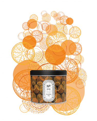 N°10 Tangerine Peel - Natural handmade scented candle handmade good smelling candles shop store