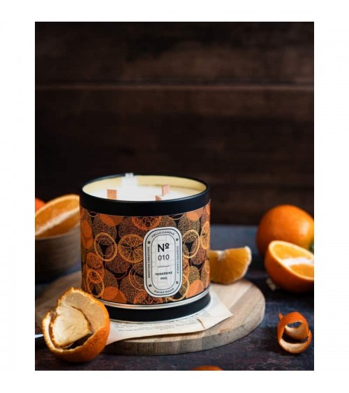 N°10 Tangerine Peel - Natural handmade scented candle handmade good smelling candles shop store