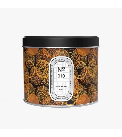 N°10 Tangerine Peel - Candela profumata naturale artigianale migliori candele profumate artigianali particolari