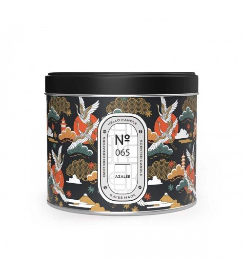 N°65 Azalée - Bougie parfumée naturelle artisanale  artisanale maison originale naturelle suisse