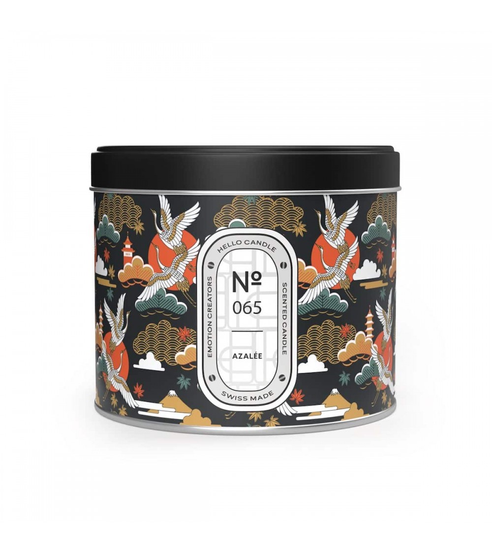 N°65 Azalée - Bougie parfumée naturelle artisanale  artisanale maison originale naturelle suisse