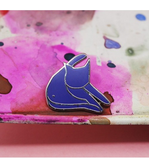 Enamel Pin - Blue Catisse Niaski broches and pins hat pin badges collectible