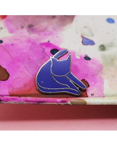 Enamel Pin - Blue Catisse Niaski broches and pins hat pin badges collectible