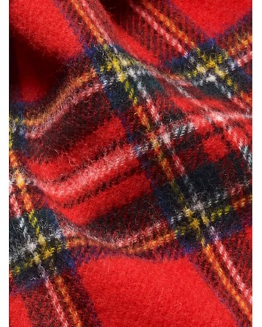 Tartan ROYAL STEWART - écharpe en laine mérinos Bronte by Moon luxe pour femme homme Suisse Kitatori