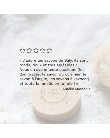 Coffret cadeau - Découverte 5 savons solides Saly Savons artisanal pour les mains le visage le corps savons artisanaux luxe