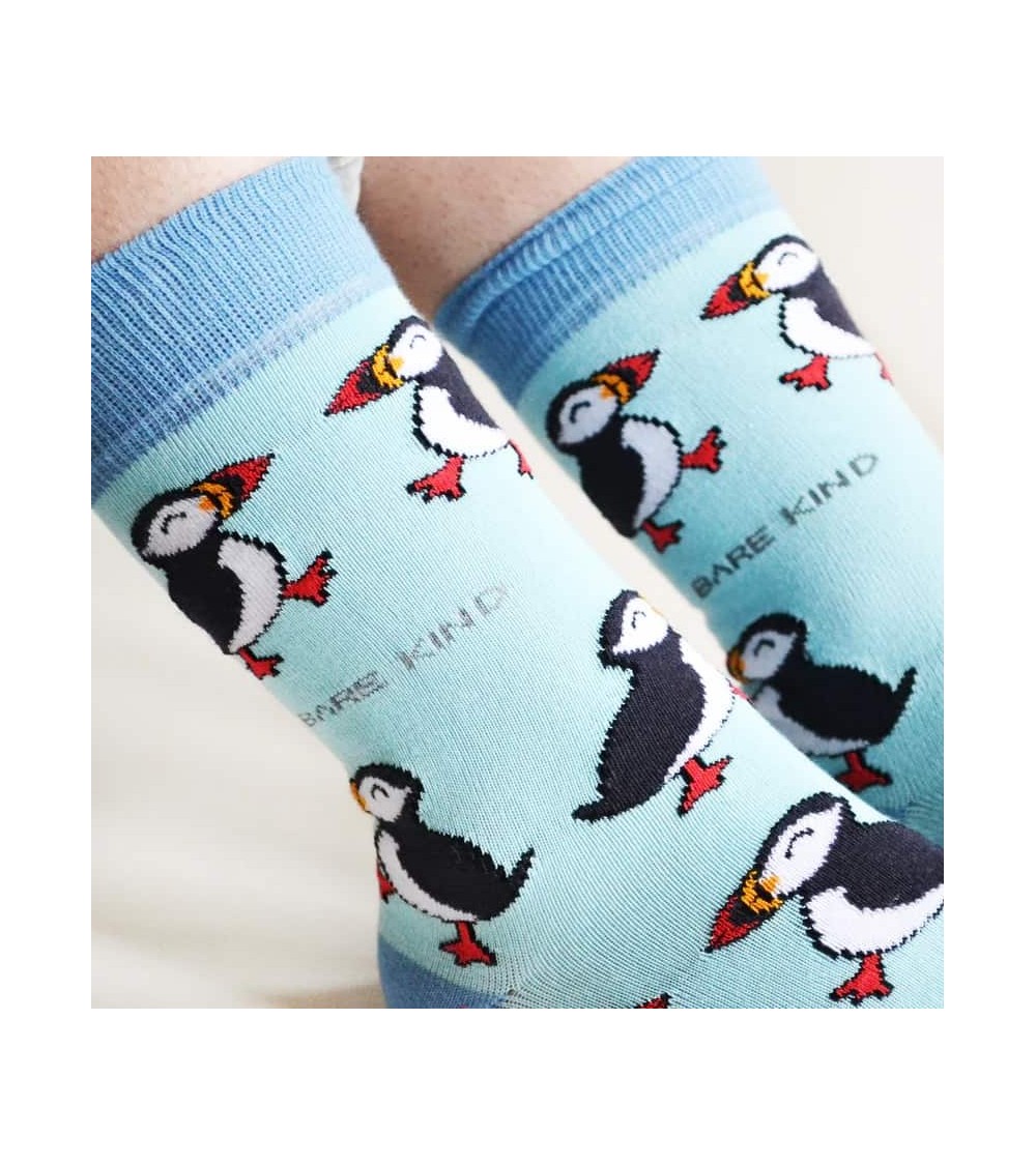 Rettet die Papageientaucher - Bambus Socken Bare Kind socke kuschelsocken für damen lustig herren farbige coole socken