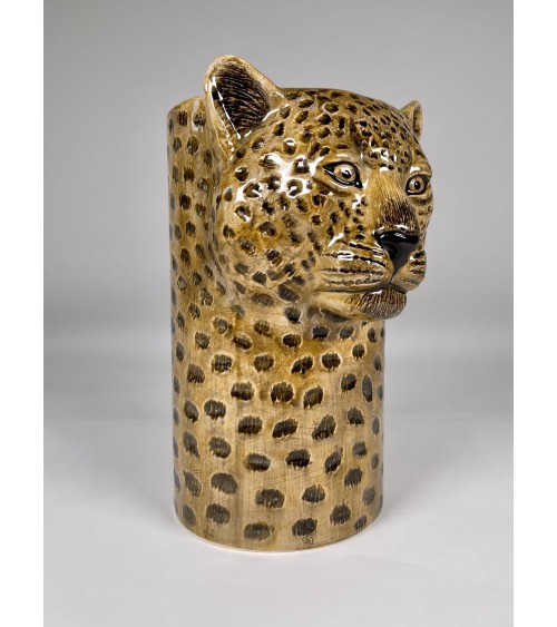Leopard - Kitchen Utensil Pot Quail Ceramics